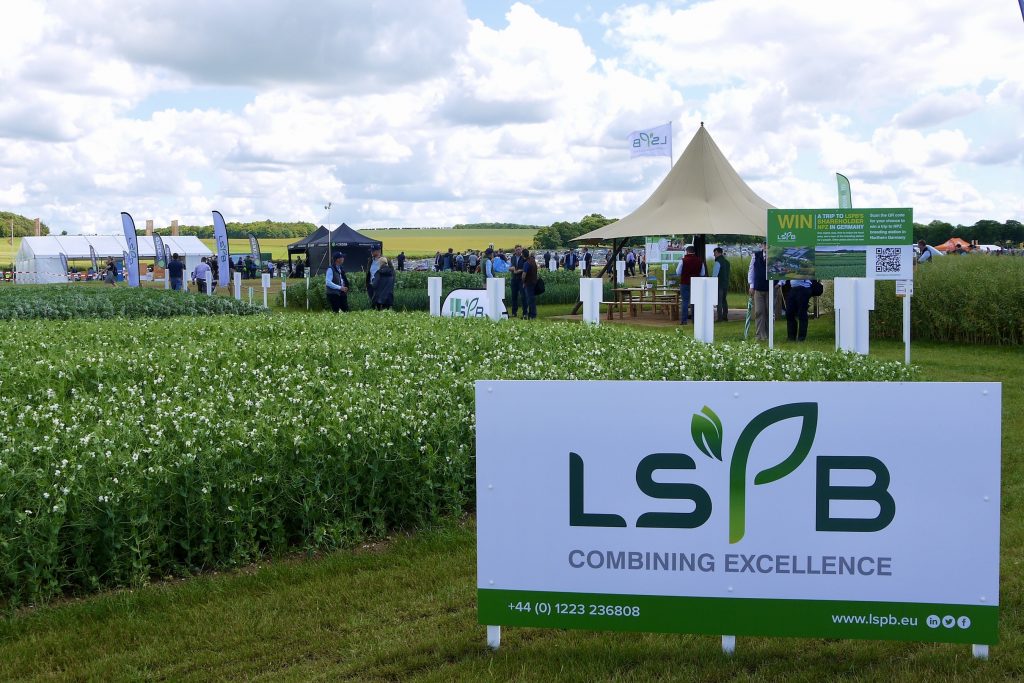 2. The LSPB stand and variety plots at Cereals.